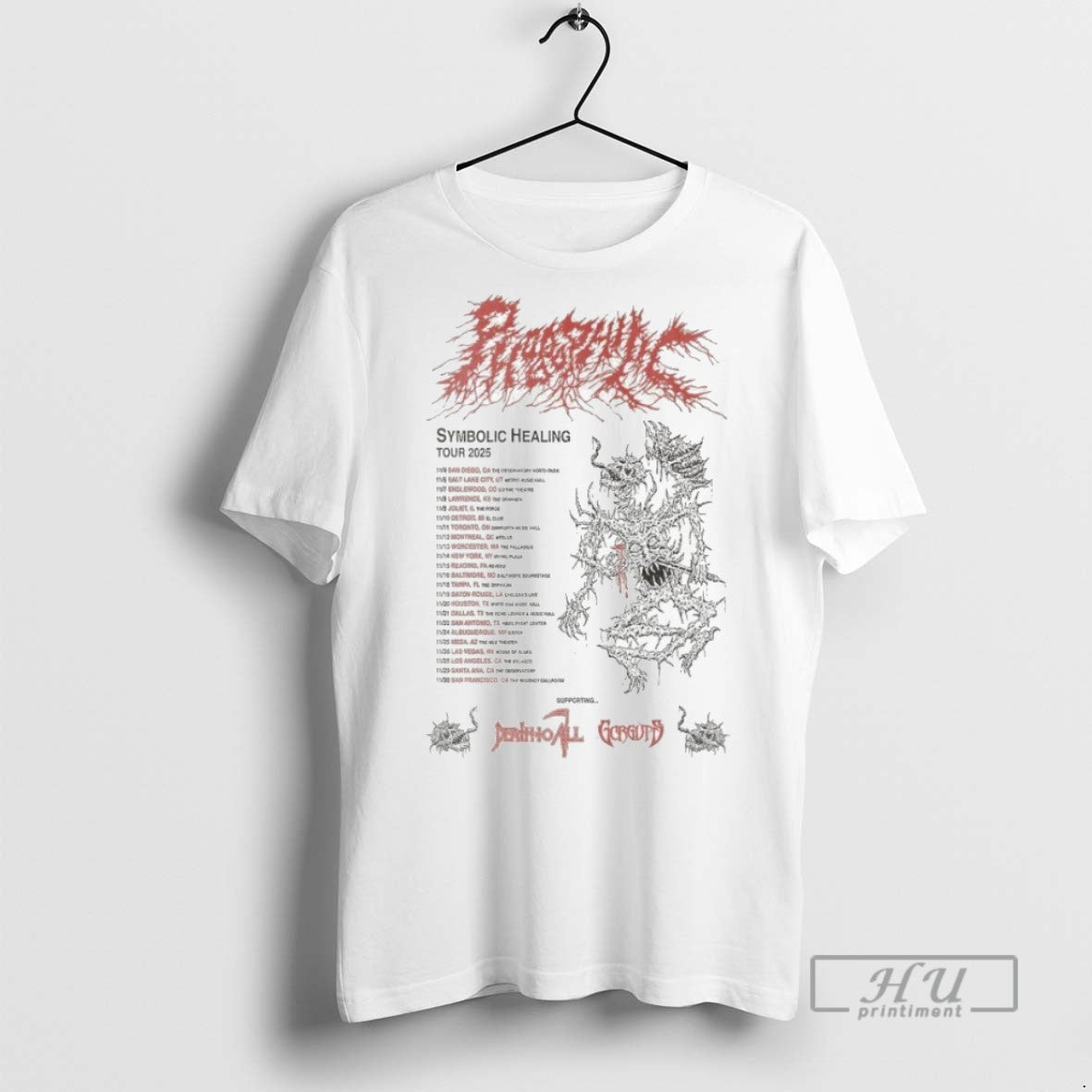 Trending Phobophilic Symbolic Healing Tour 2025 T Shirt Unisex , , , Long Sleeve Tee