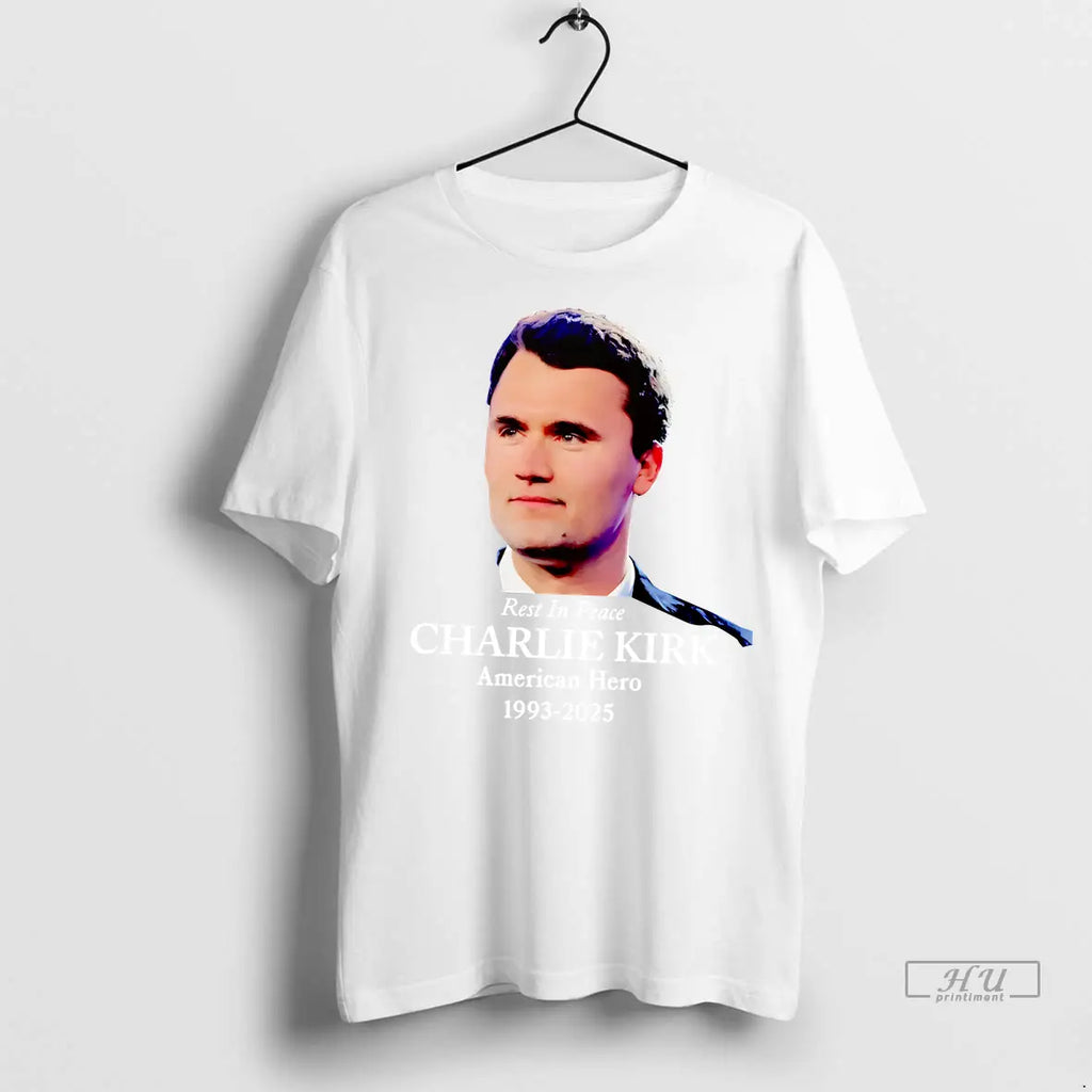 Trending Rest In Peace Charlie Kirk American Hero 1993 2025 T Shirts