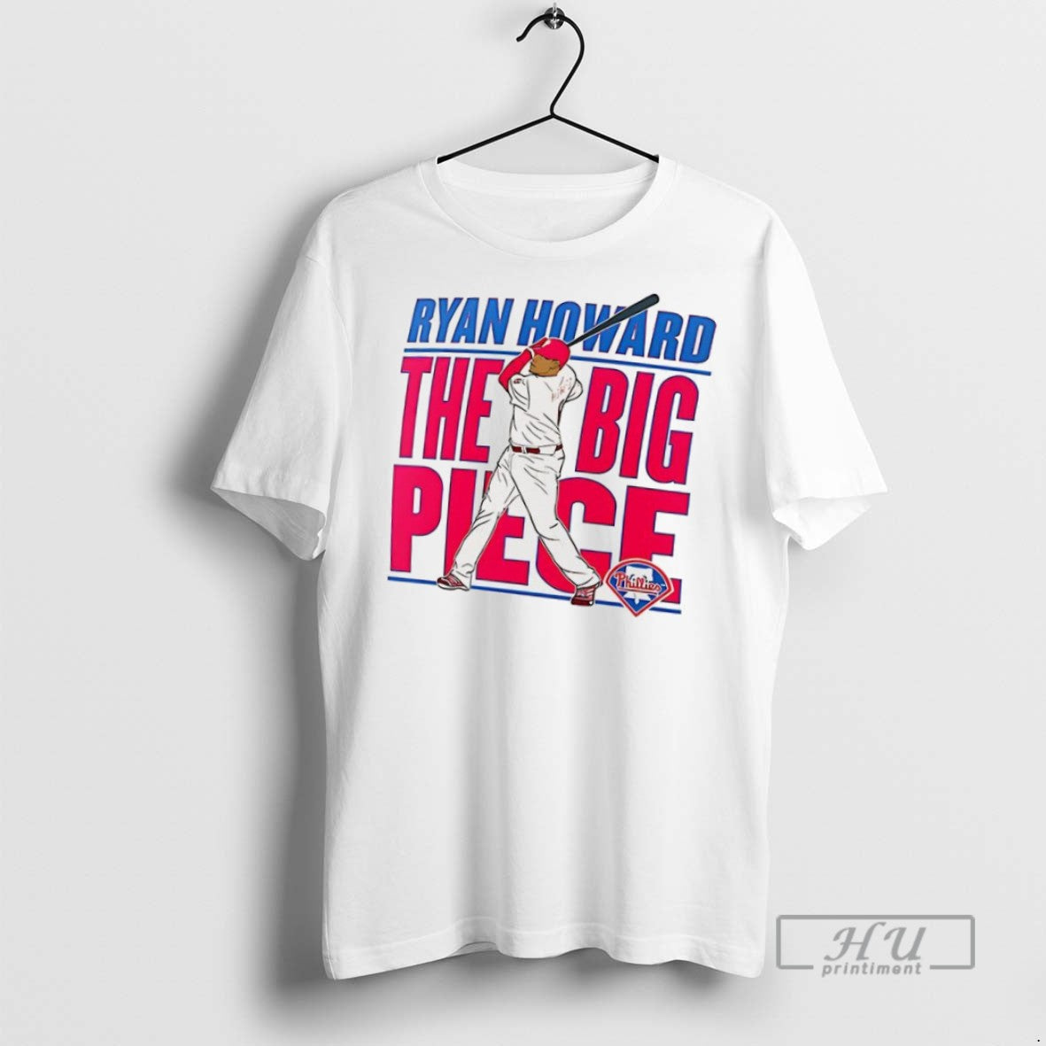 Trending Ryan Howard Philadelphia Phillies Baseball The Big Piece Player Graphic T Shirt Unisex , , , Long Sleeve Tee