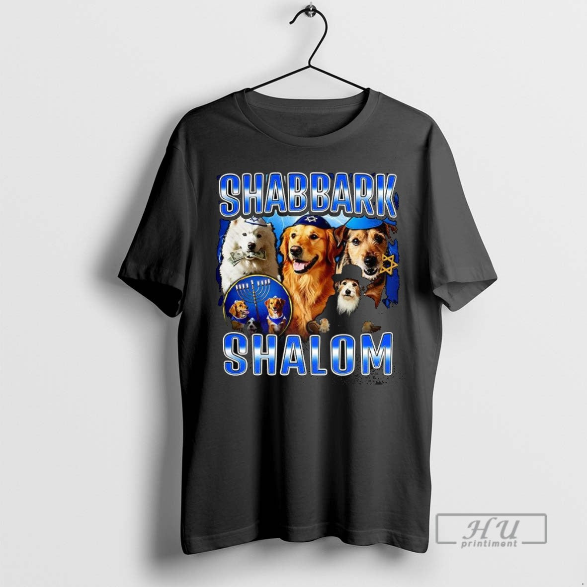 Trending Shabbark Shabbark Shalom Star Of David Dog Sarcastic T Shirt Unisex , , , Long Sleeve Tee