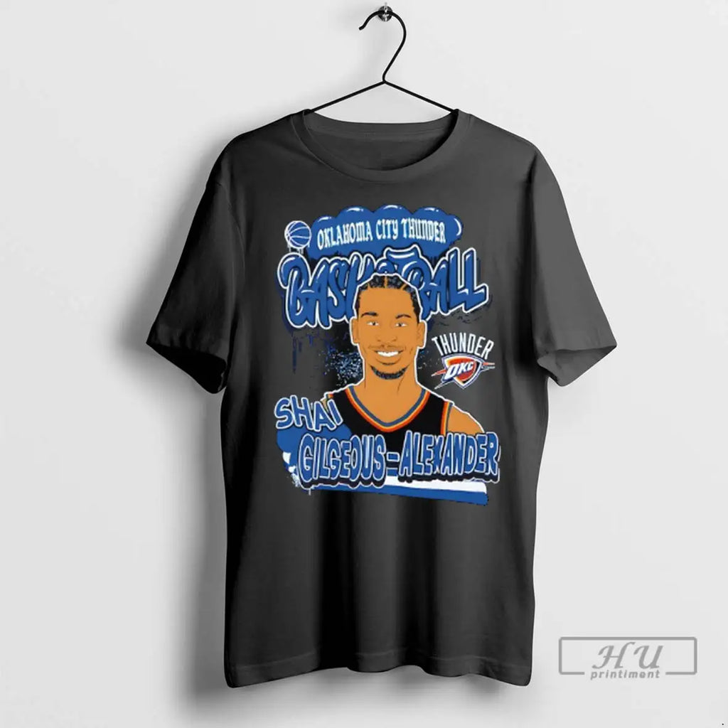 Trending Shai Gilgeous Alexander Oklahoma City Thunder Basketball Chibi T Shirts