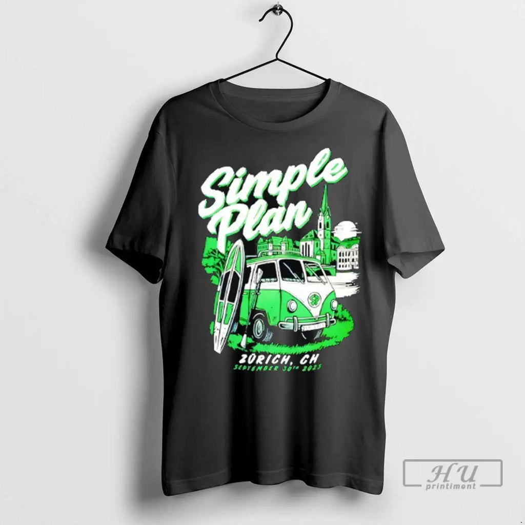 Trending Simple Plan Zurich Ch September 30 2025 T Shirts