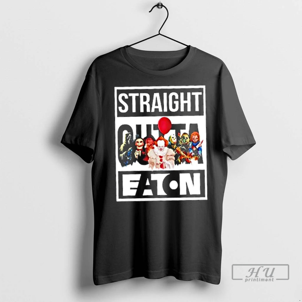 Trending Straight Outta Horror Movies Halloween X Eaton Corporation T Shirts