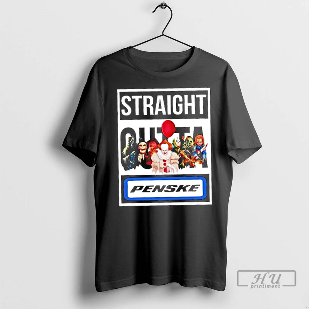Trending Straight Outta Horror Movies Halloween X Penske Corporation T Shirts