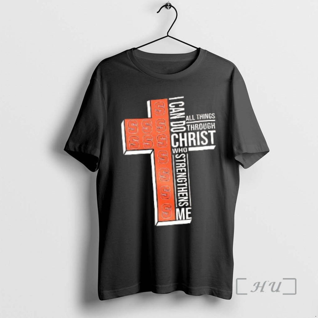 Trending Syracuse Orange Ncaa I Can Do All Things Through Christ Who Strengthens Me Christian