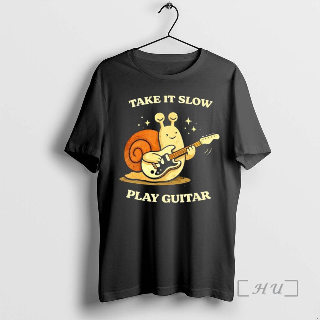 Trending Take It Slow Play Snail Playing Guitar