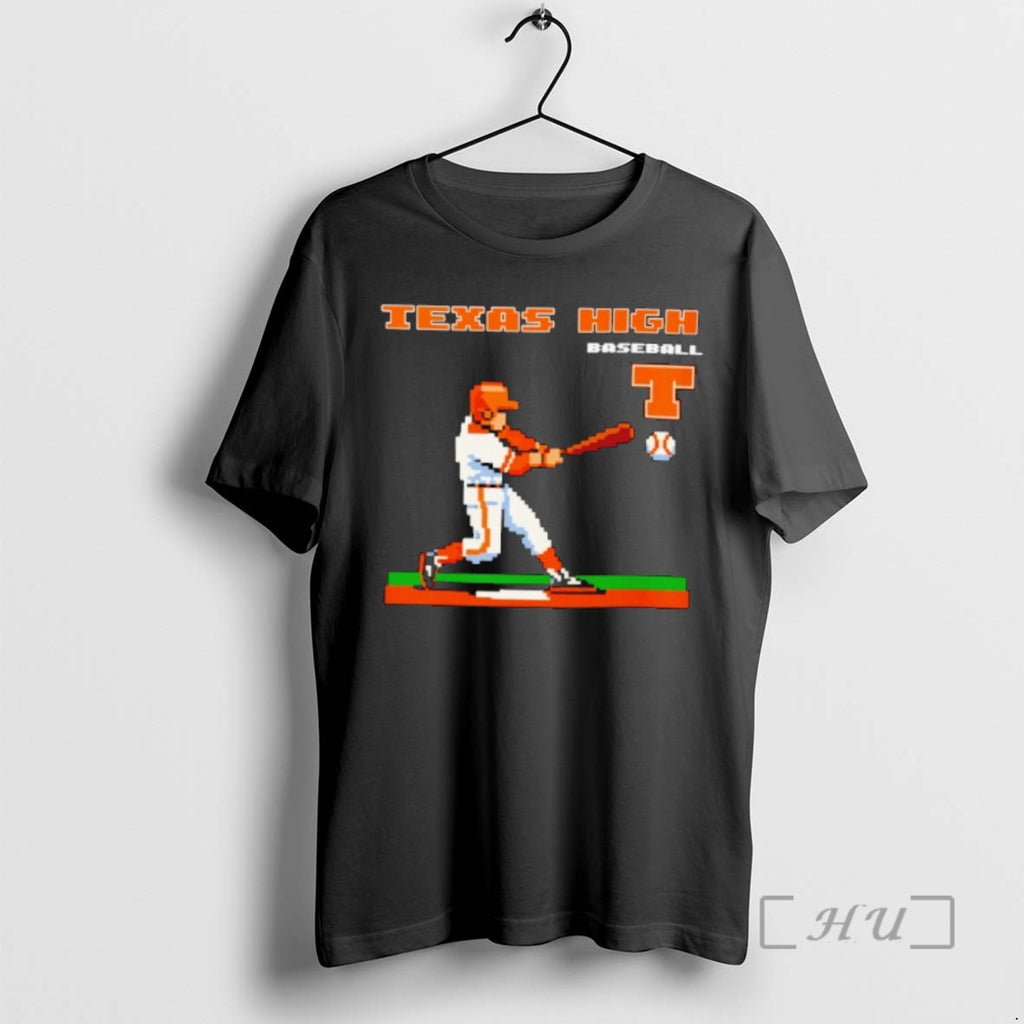 Trending Texas Longhorns Baseball Player 8 Bit