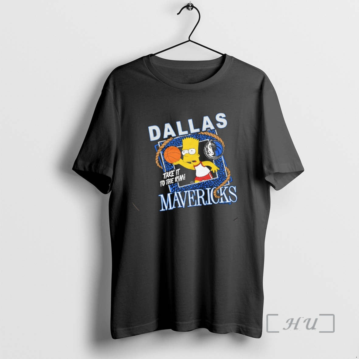 Trending Bart Simpson X Dallas Mavericks Take Rim T-Shirts