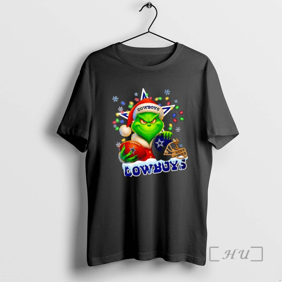 Trending Grinch Love Dallas Cowboys Football Lights 25 T-Shirts