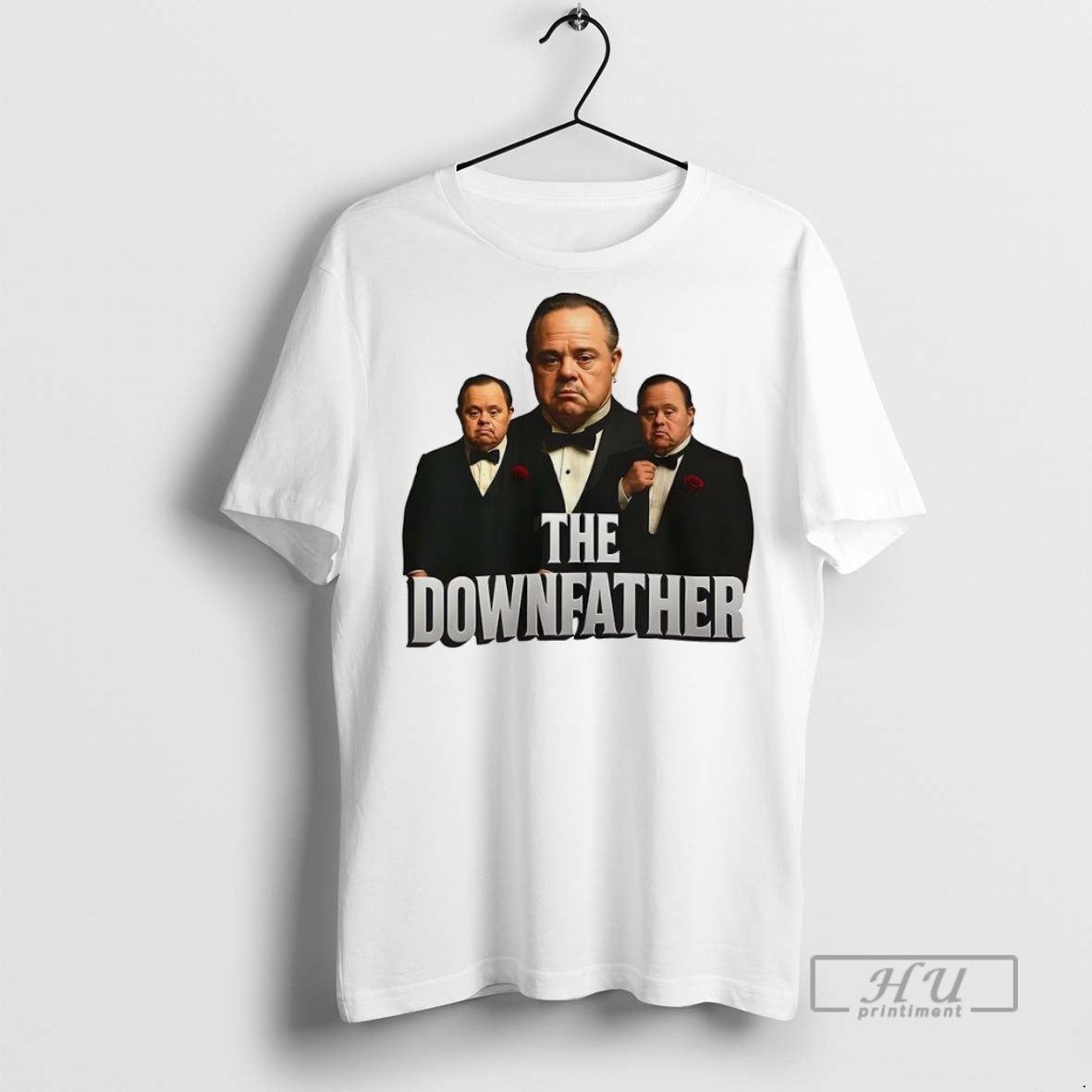 Trending The Downfather Godfather Down Syndrome Parody Graphic T Shirt Unisex , , , Long Sleeve Tee