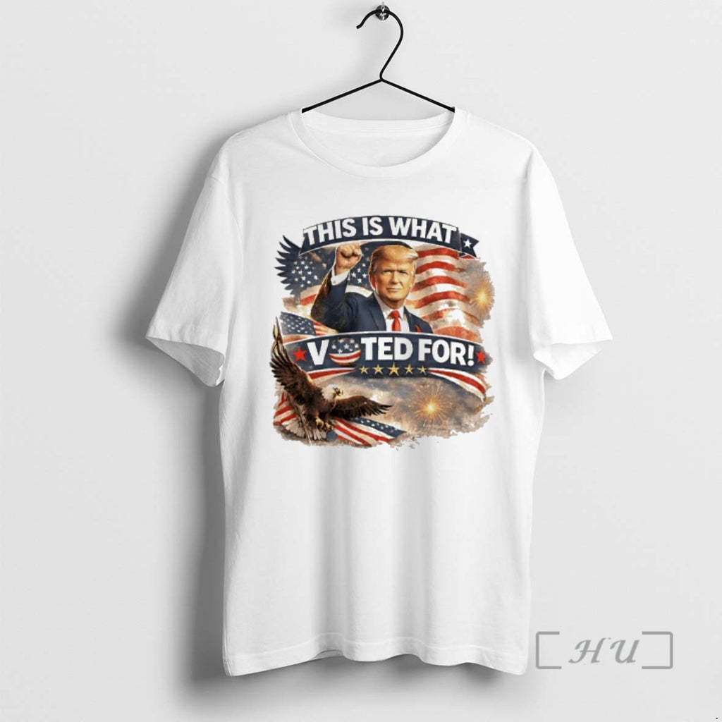 Trending This Is What I Voted For Trump Patriotic Flag
