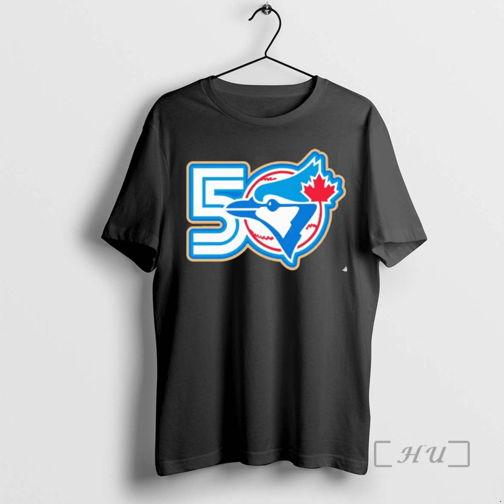 Trending Toronto Blue Jays Celebrate 50 Seasons In 2026 New Logo Premium T Shirts Sweater