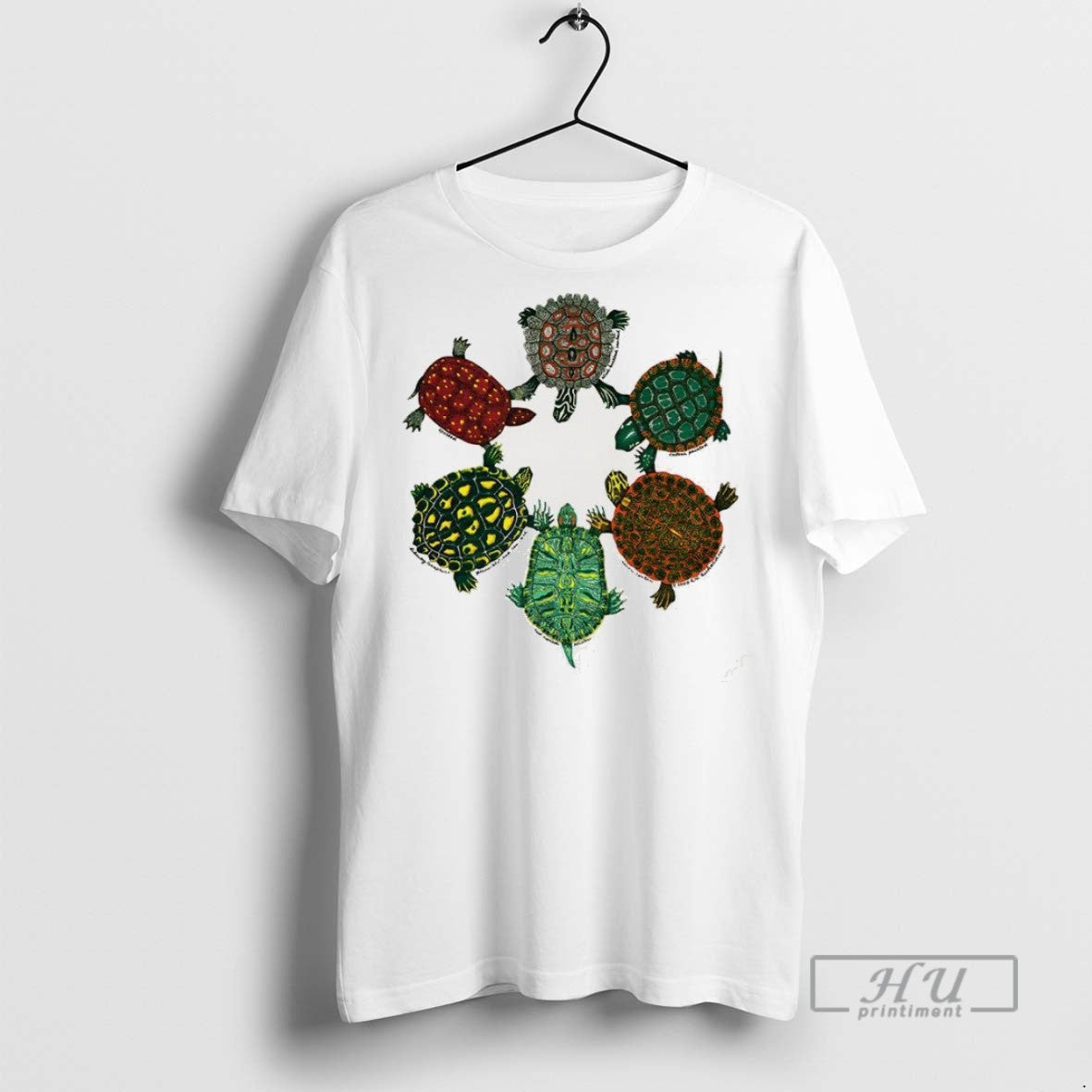 Trending Turtle Arranged In A Circle Graphic T Shirt Unisex , , , Long Sleeve Tee