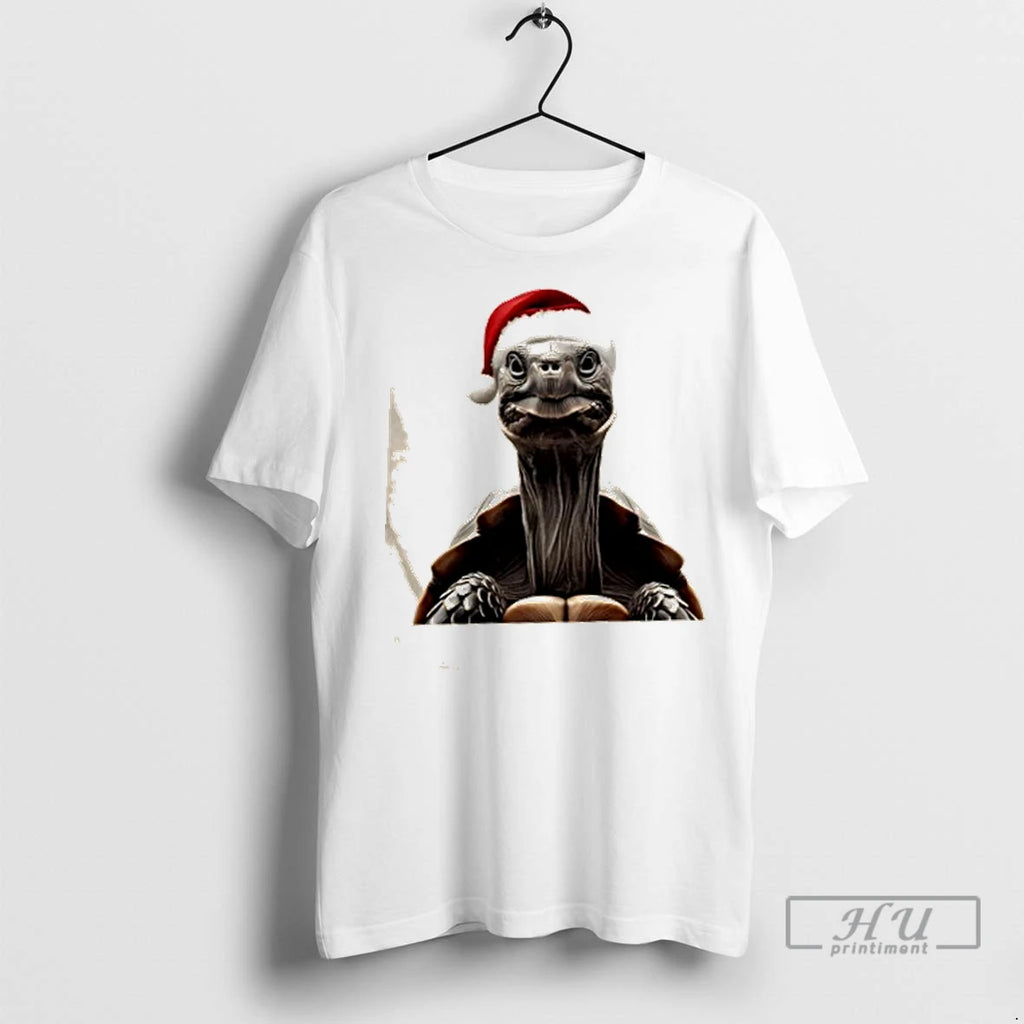 Trending Turtle With Christmas Hat T Shirts