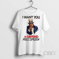 Trending Uncle Sam I Want You To Defend Free Speech Satirical T Shirt Unisex , , , Long Sleeve Tee