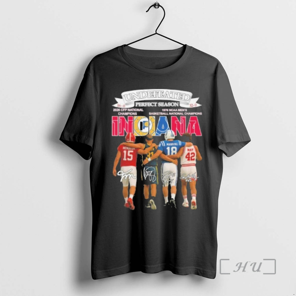 Trending Undefeated Perfect Season Indiana Player Signature