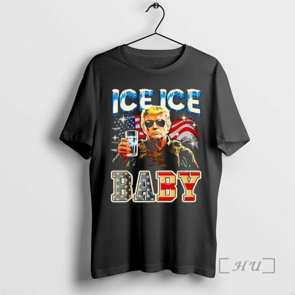 Trending Vintage Ice Baby Funny Trump