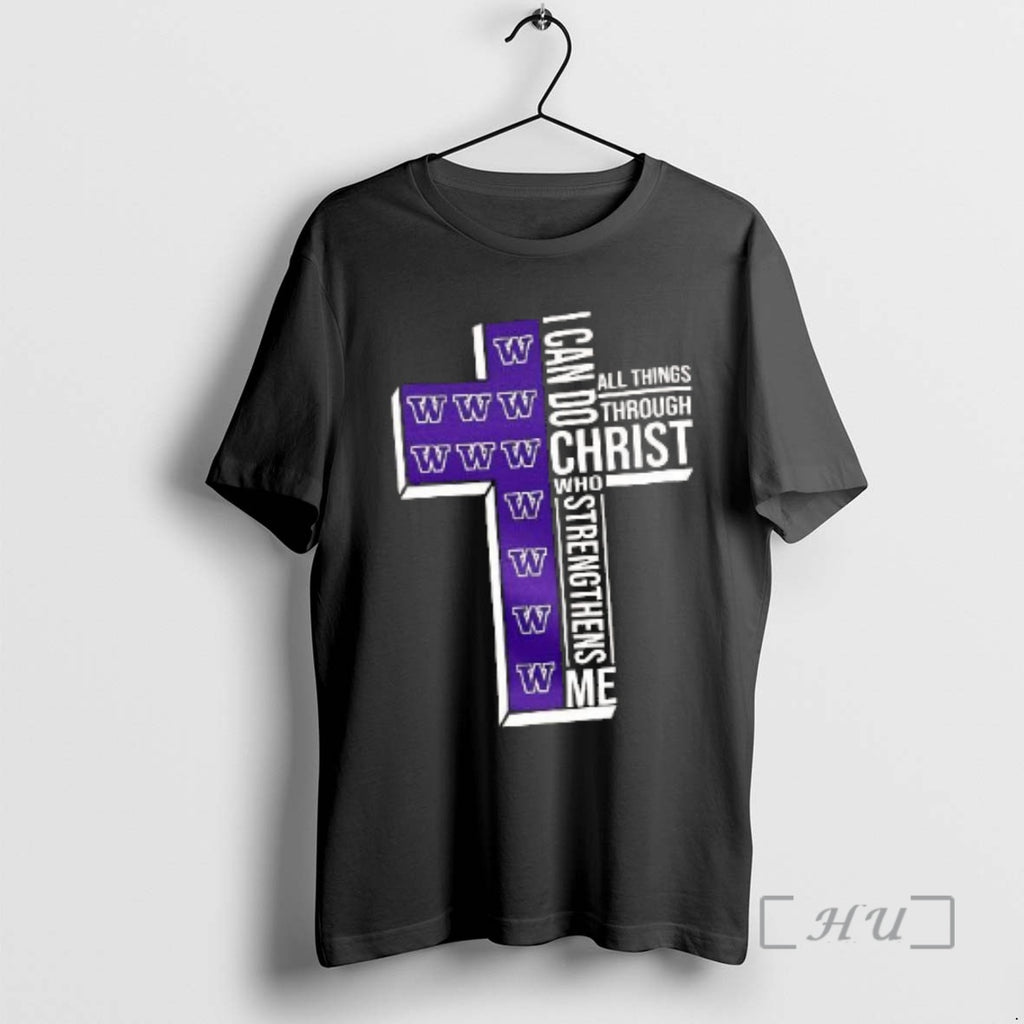 Trending Washington Huskies Ncaa I Can Do All Things Through Christ Who Strengthens Me Christian