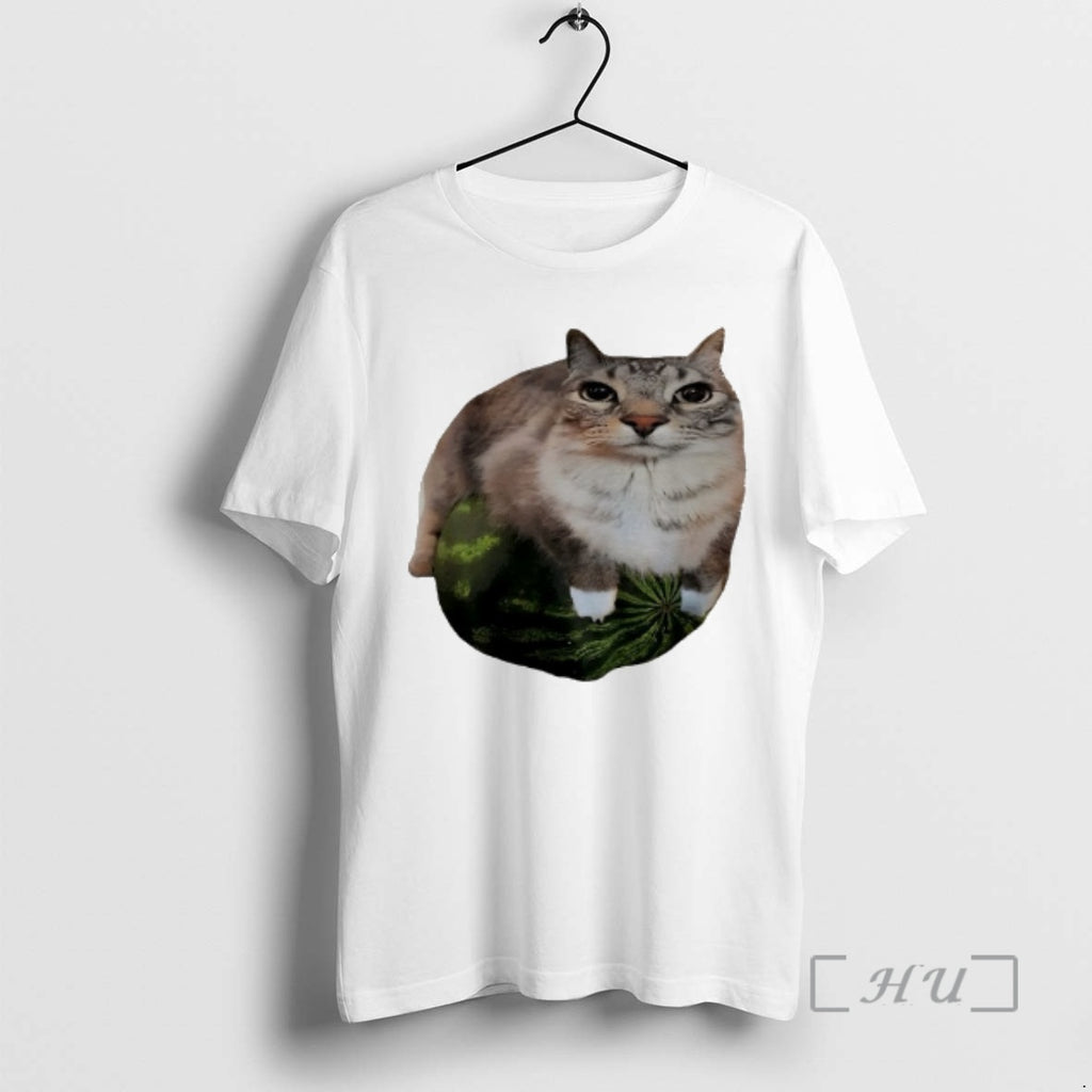Trending Watermelon Cat Silly Meme