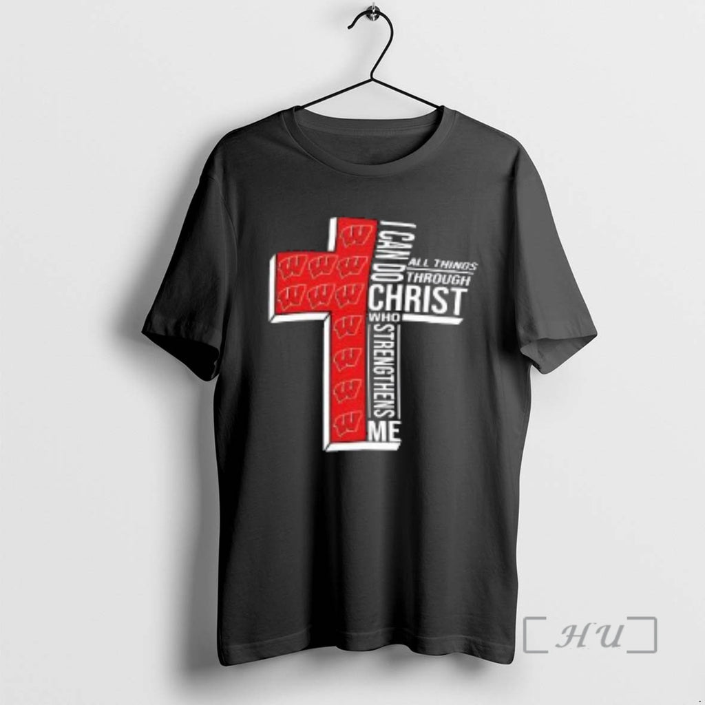 Trending Wisconsin Badgers Ncaa I Can Do All Things Through Christ Who Strengthens Me Christian