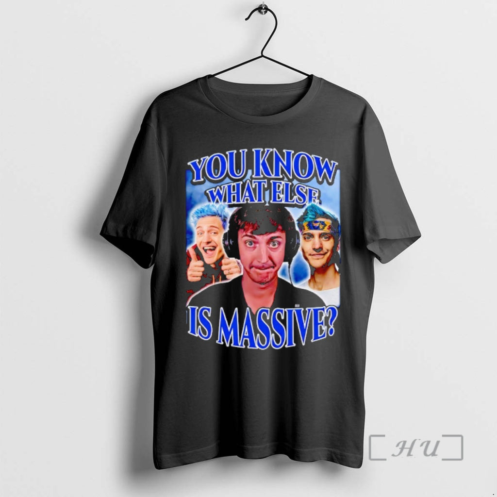 Trending You Know What Else Is Massive Ninja Low Taper Fade Premium T Shirts Sweater