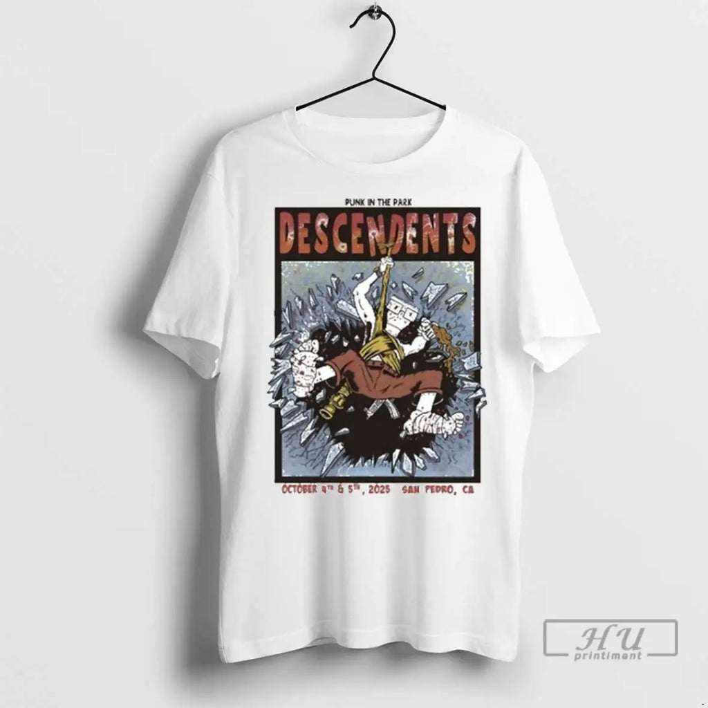 Trending Descendents 10 4 10 5 2025 Punk In The Park Shows T Shirts