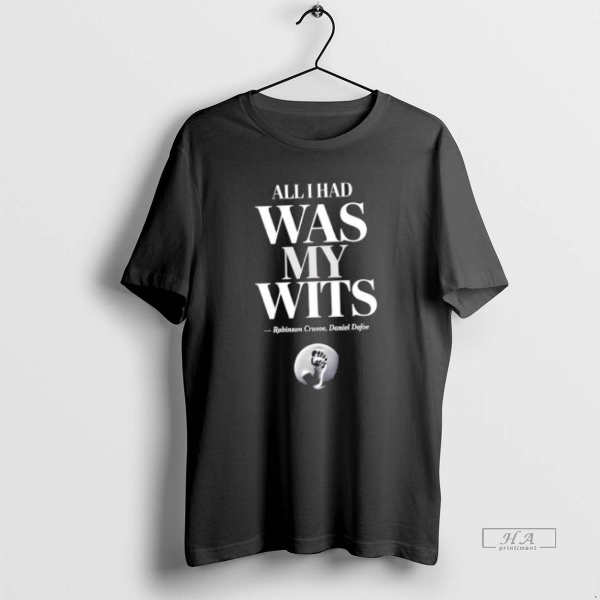 Trendy All I Had Was My Wits Robinson Crusoe Unisex , , , Long Sleeve Tee