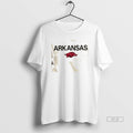 Trendy Arkansas Razorbacks Football 2025 Military Appreciation 2 Sided Unisex , , , Long Sleeve Tee