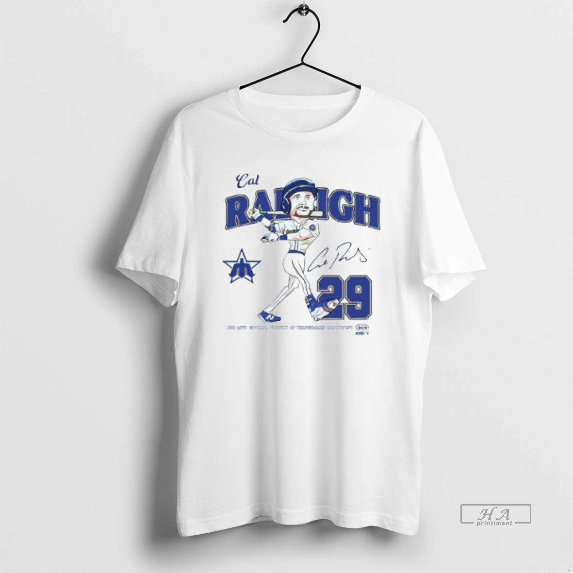 Trendy Cal Raleigh No 29 Our Mvp Seattle Mariners Signature Mens White Tee Unisex , , , Long Sleeve Tee
