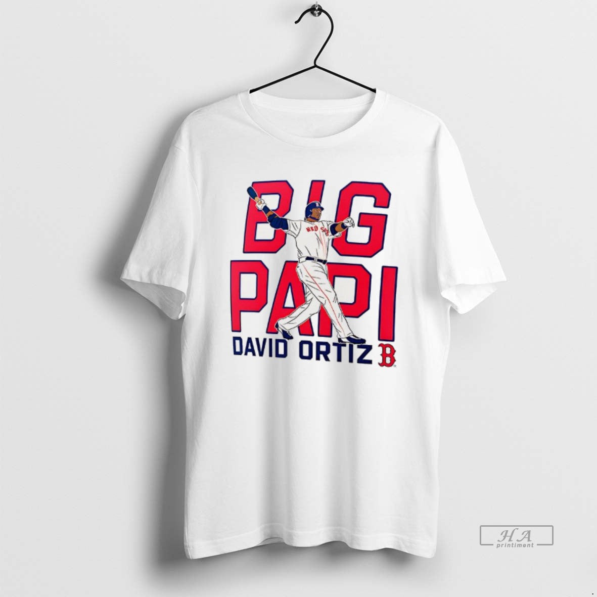 Trendy David Ortiz Boston Red Sox Baseball Cooperstown Player Graphic Unisex , , , Long Sleeve Tee
