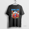 Trendy Detroit Lions Football With Santa Deer Hat Christmas Blackshirt Unisex , , , Long Sleeve Tee
