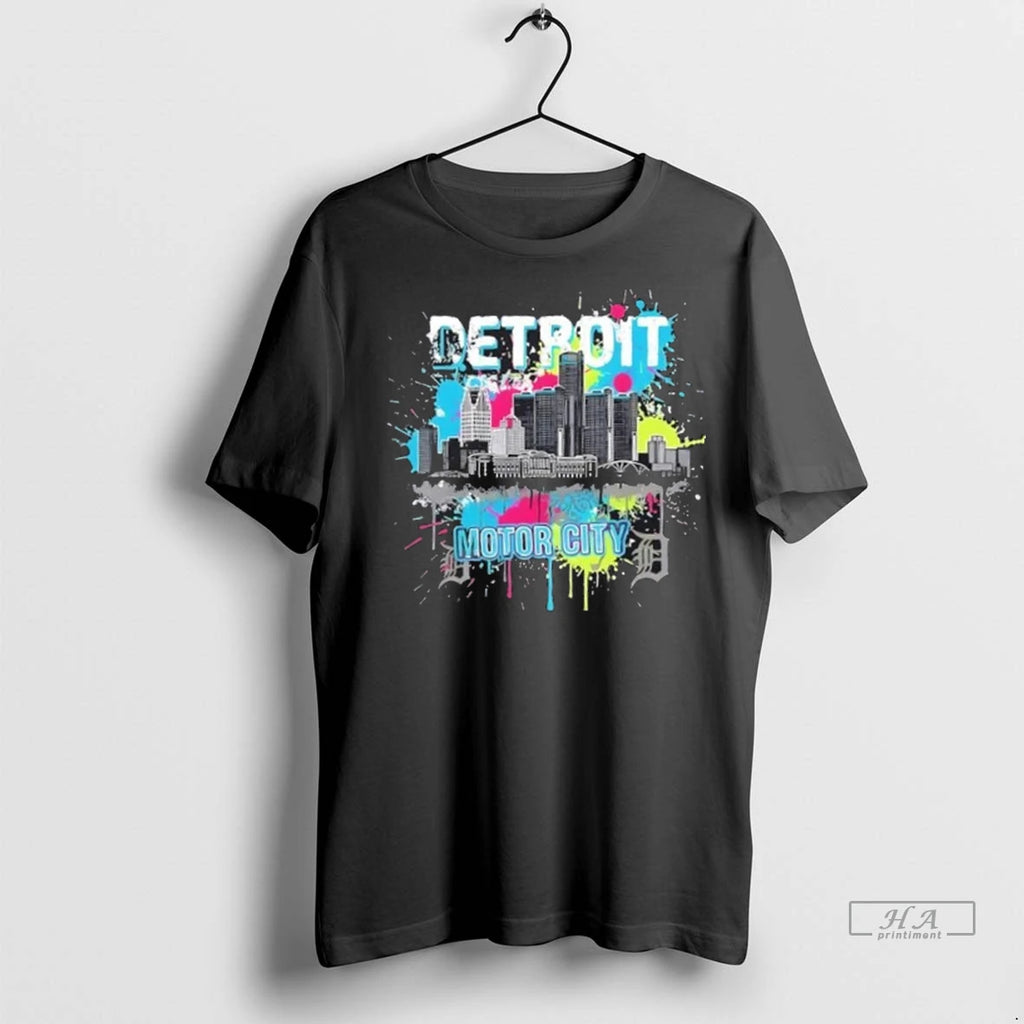 Trendy Detroit Tigers Motor City Colorful Shirt Sweater