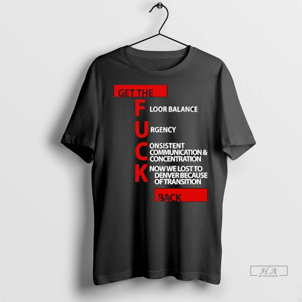 Trendy Get The Floor Balance Urgency Consistent Communications Concentration Shirt Sweater