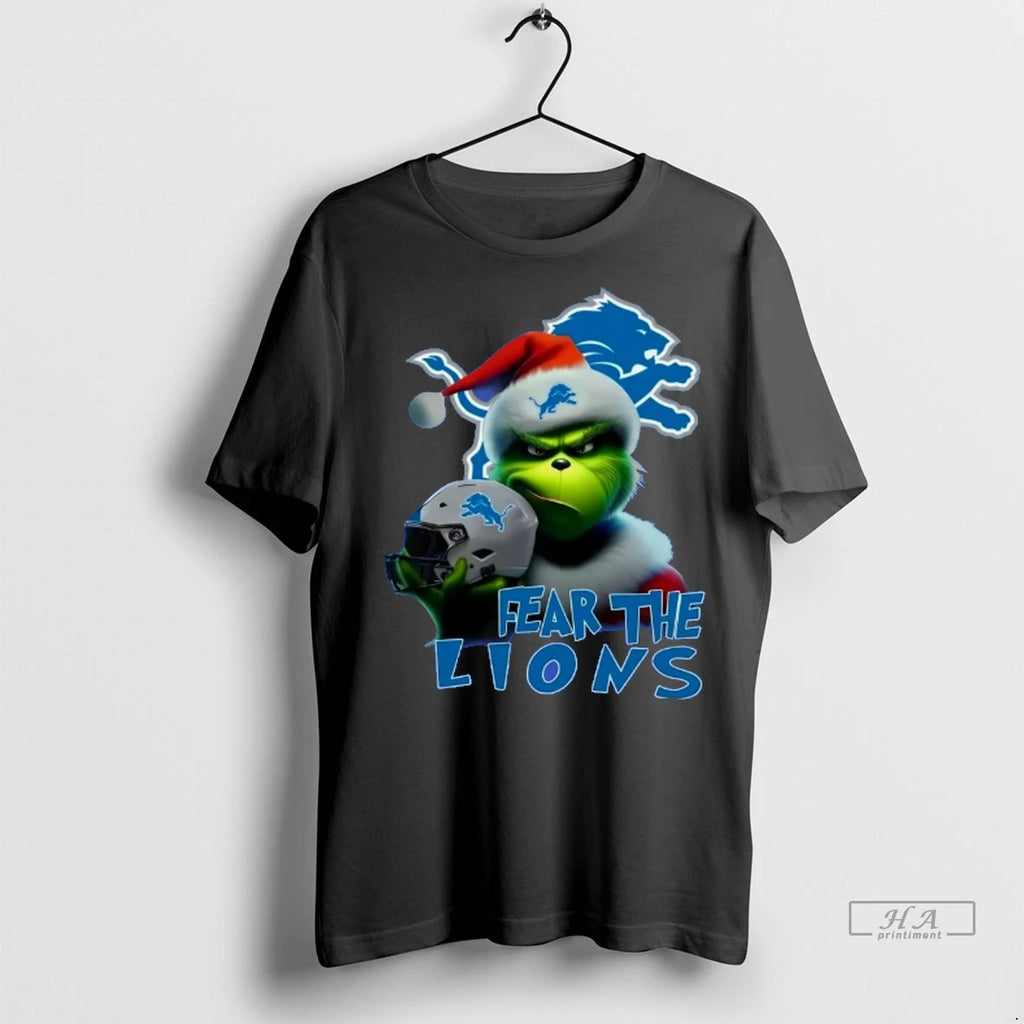 Trendy Grinch Santa Fear The Lions Christmas T Shirt Ltknuaj4cah 1 Shirt Sweater