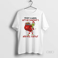 Trendy Grinch Santa Hat Think Im Gonna Get On Someones Nerves Today Christmas Unisex , , , Long Sleeve Tee