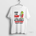 Trendy Grinch Sorry I Am Cranky Im Going Through My Terrible Seventies Right Now Tee Unisex , , , Long Sleeve Tee