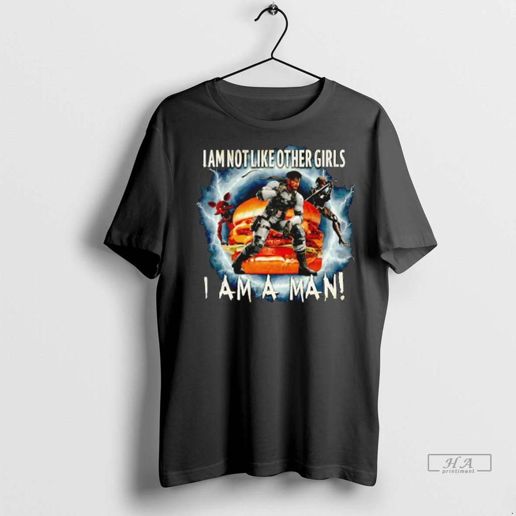 Trendy I Am Not Like Other Girls I Am A Man Graphic Shirt Sweater