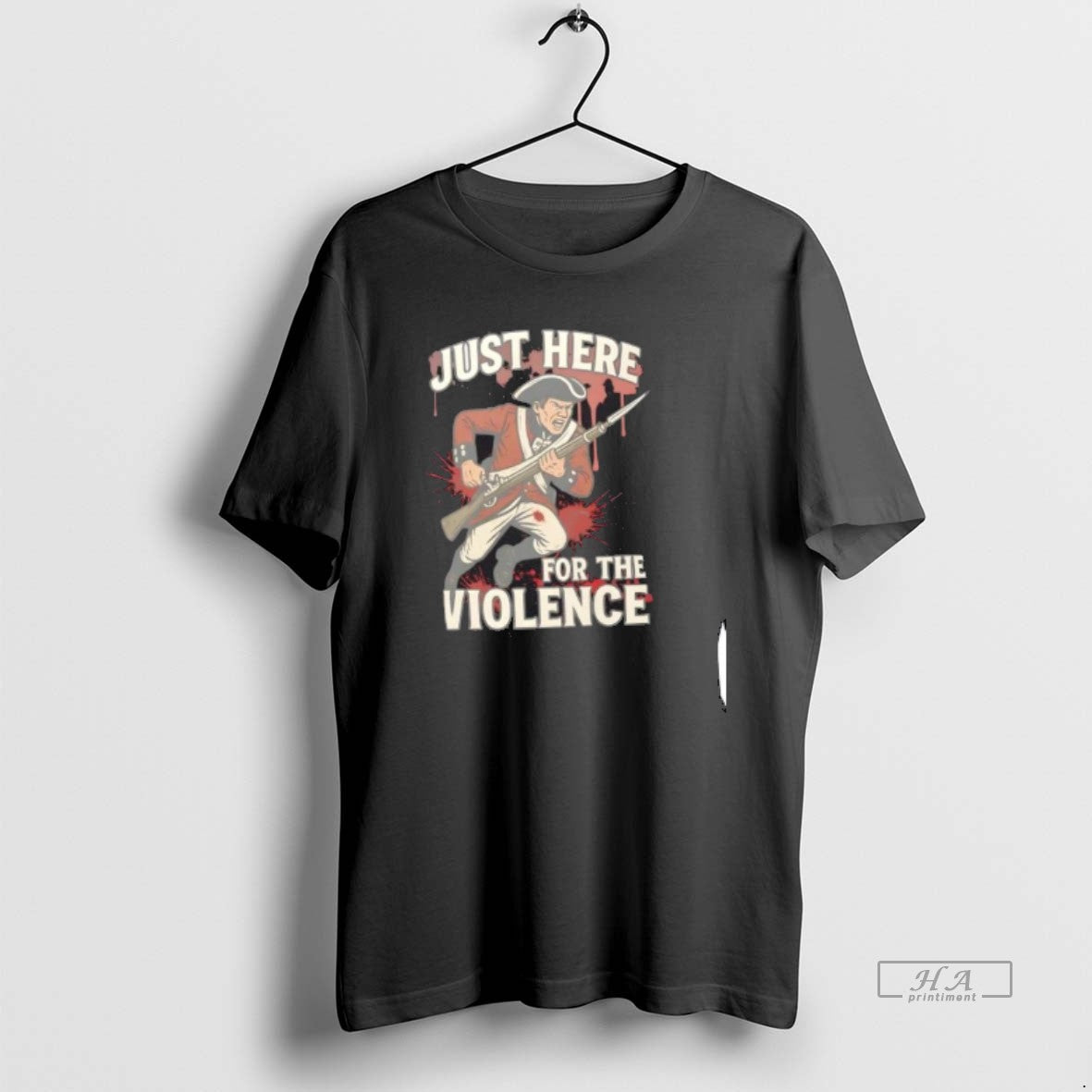 Trendy Just Here For The Violence Redcoat Bayonet Charge Unisex , , , Long Sleeve Tee