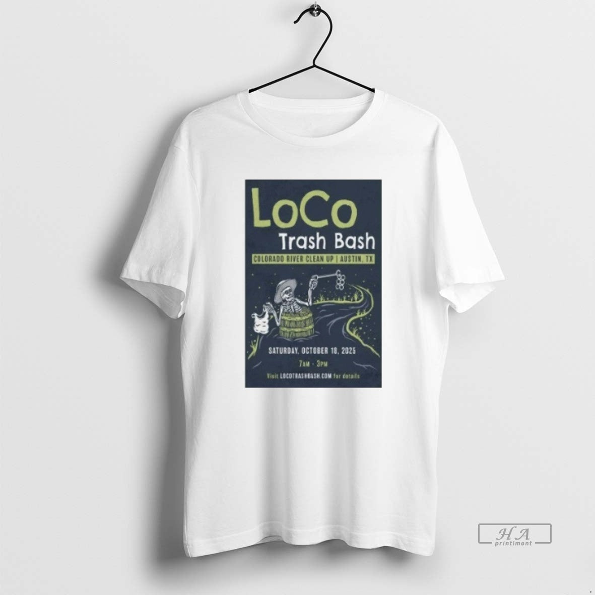 Trendy Loco Trash Bash Colorado River Clean Up Austin October 18 2025 Unisex , , , Long Sleeve Tee