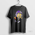Trendy Minions Is Holding A Ball And Smiling At Baltimore Ravens Unisex , , , Long Sleeve Tee