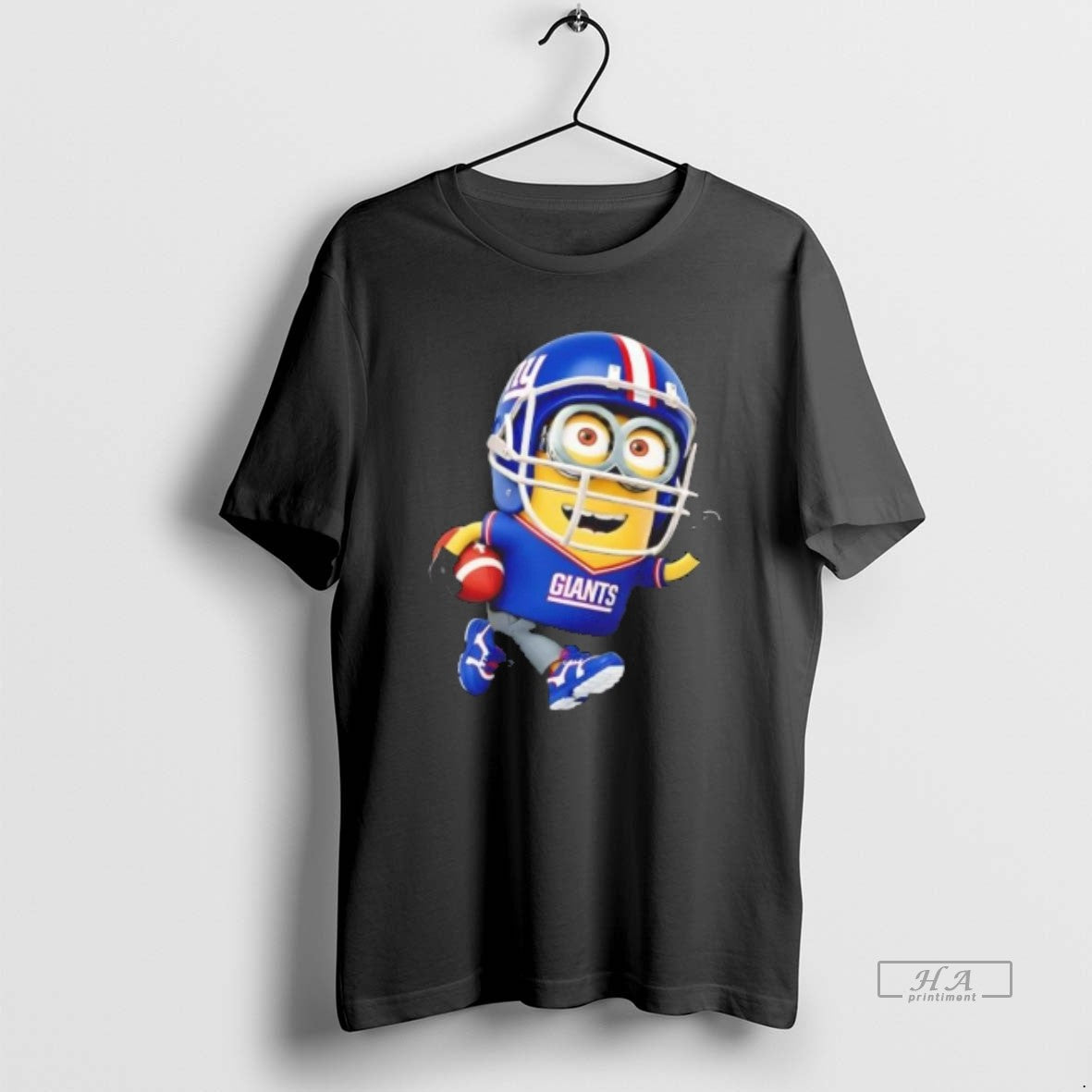 Trendy Minions Is Holding A Ball And Smiling At New York Giants Fans Unisex , , , Long Sleeve Tee