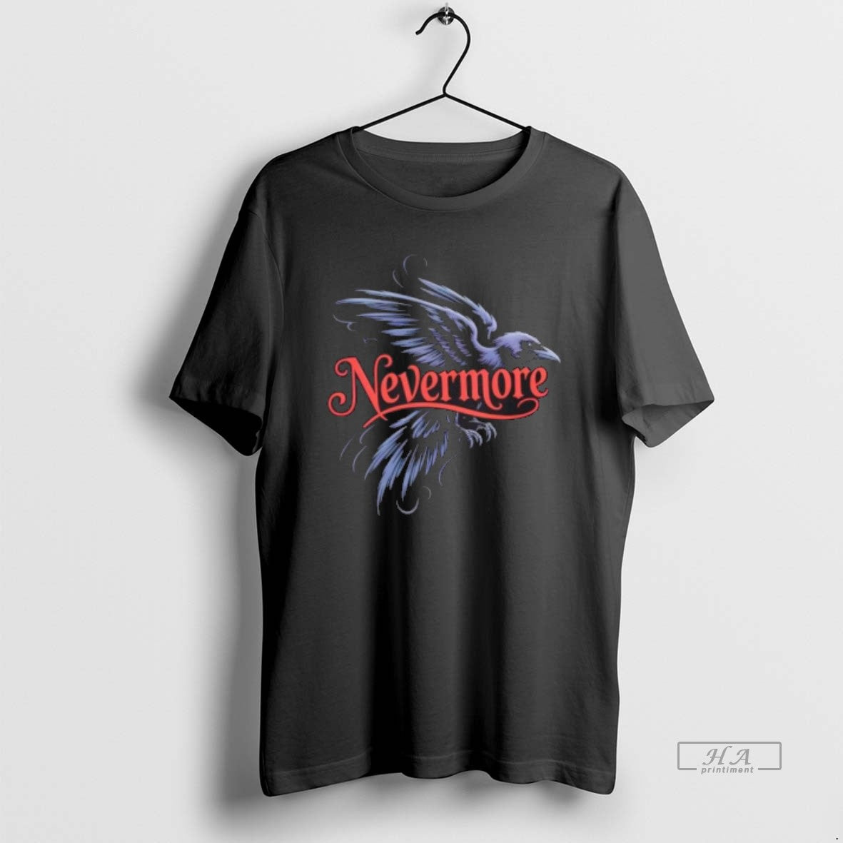Trendy Nevermore Flying Raven Unisex , , , Long Sleeve Tee