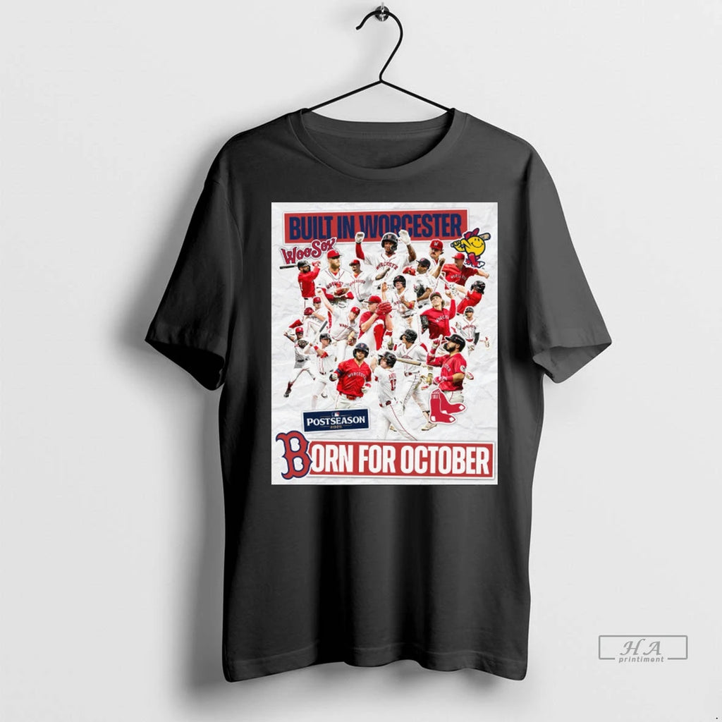 Trendy Officials Built In Worcester Born For October Mlb Postseason 2025 Shirt Sweater