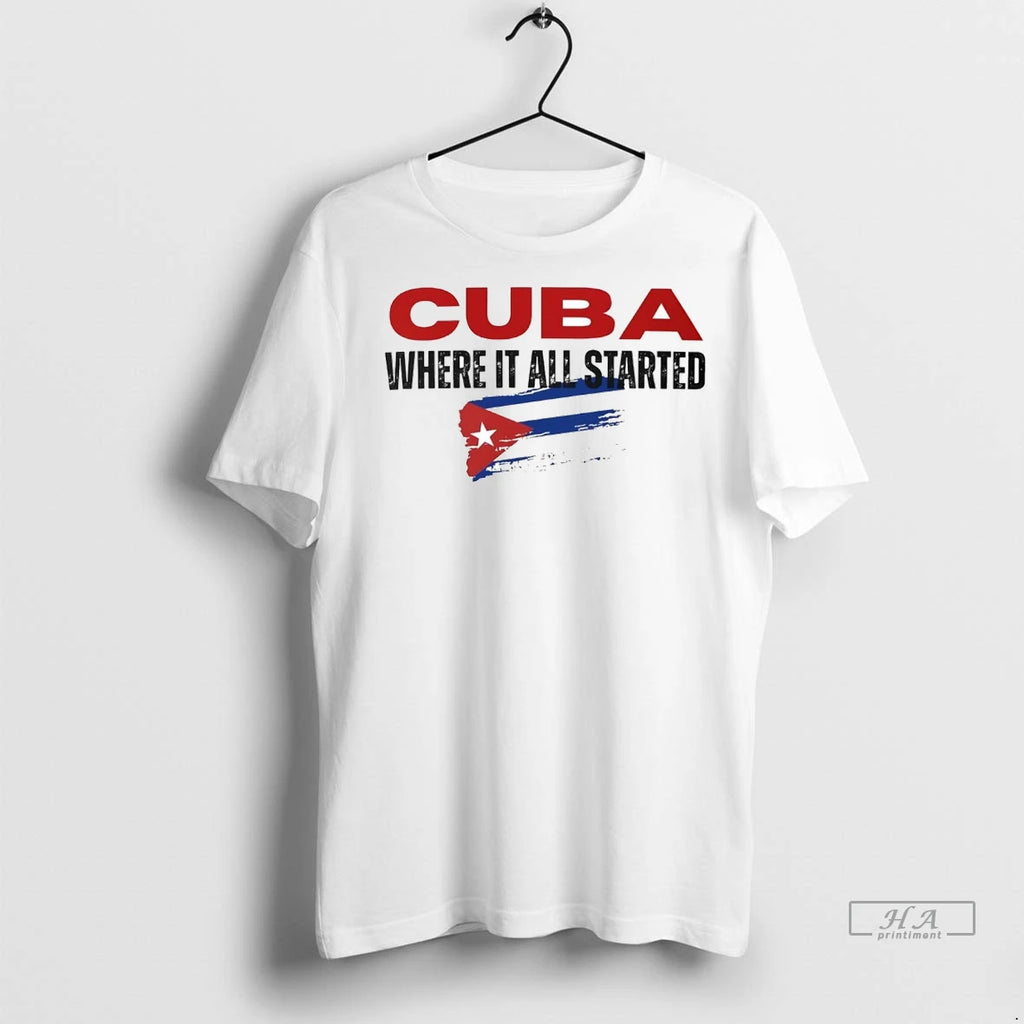 Trendy Officials Cuba Where It All Started Shirt Sweater