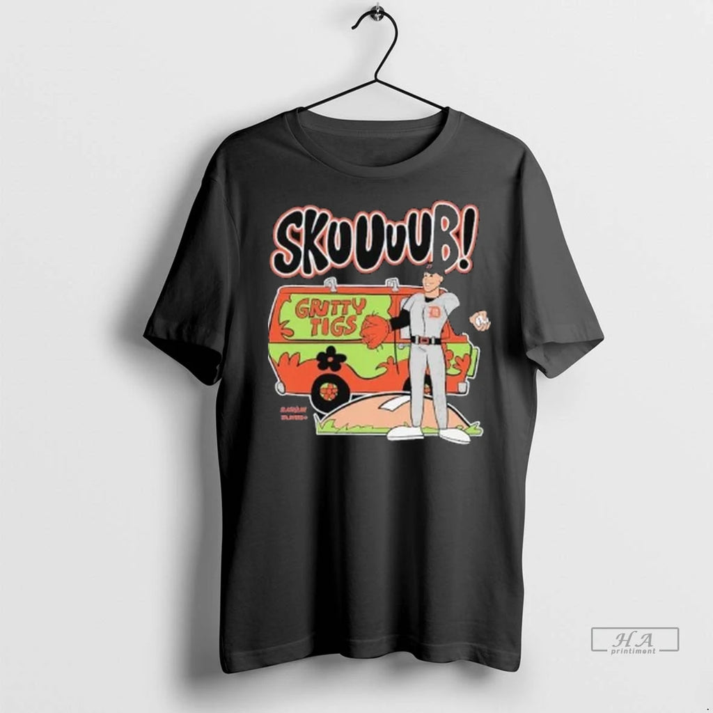 Trendy Officials Detroit Tigers Baseball Skuuuub Gritty Tigs Slash Like Shirt Sweater