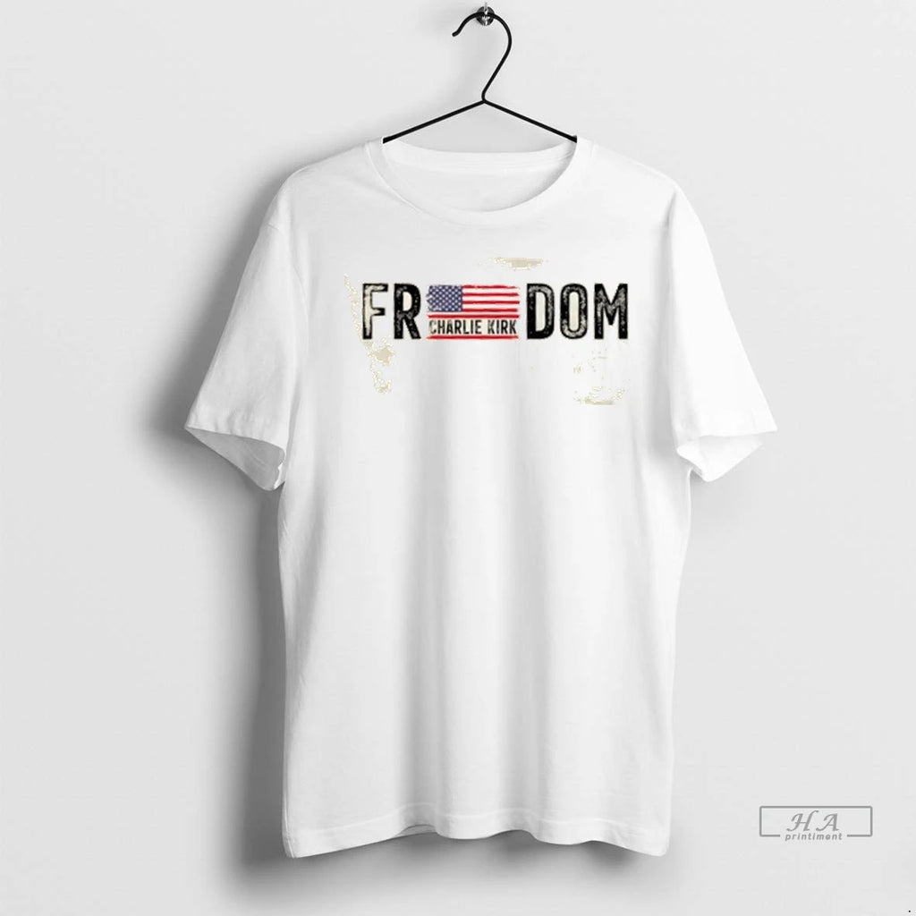 Trendy Officials Freedom Charlie Kirk Usa Flag Vintage Shirt Sweater