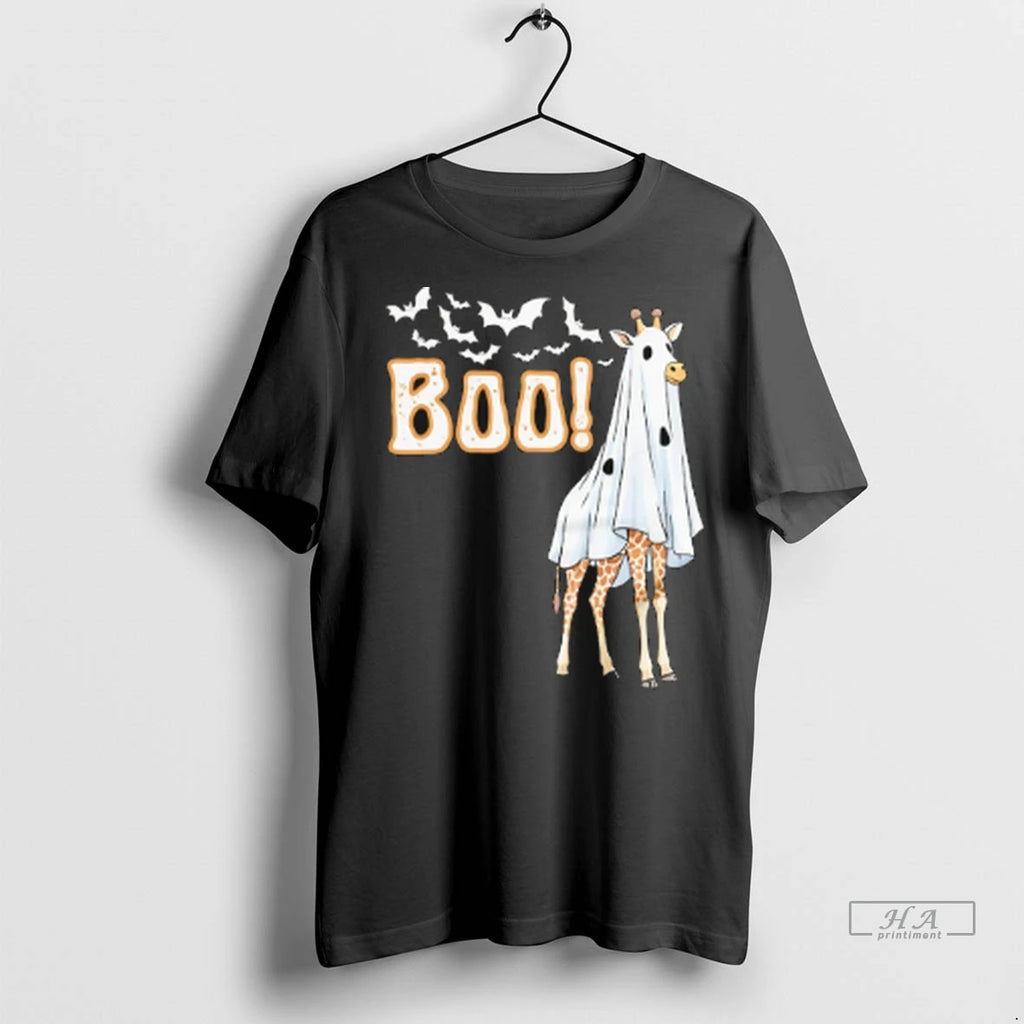 Trendy Officials Ghost Giraffe Boo Halloween Shirt Sweater