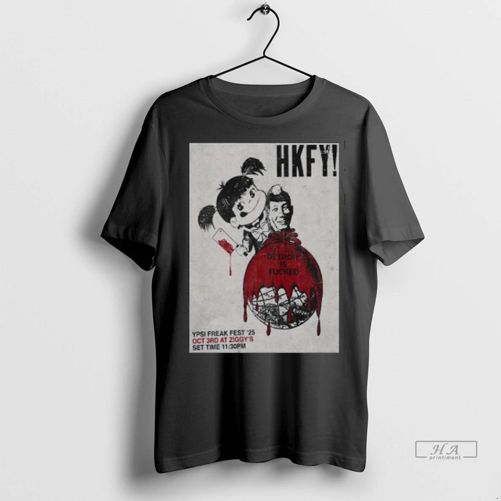 Trendy Officials Hong Kong Fuck You Detroit Mi October 3 2025 Concert Long Sleve