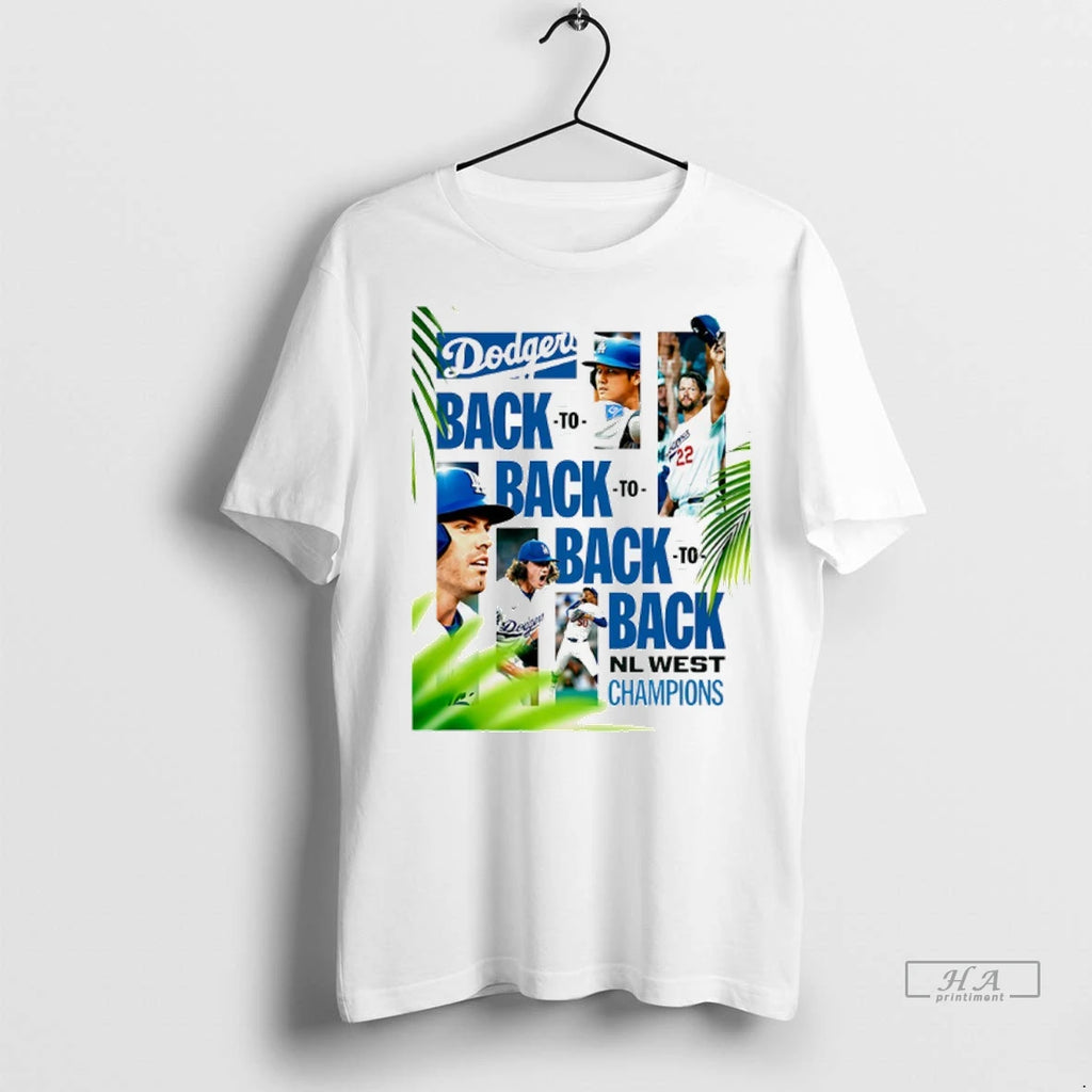 Trendy Officials Los Angeles Dodgers Back To Back To Back To Back Nl West Champions
