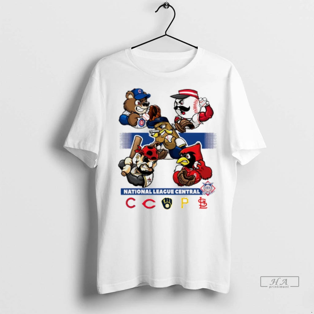 Trendy Officials National League Central Cubs Cincinnati Reds Brewers Pirates Louis Cardinals Shirt Sweater